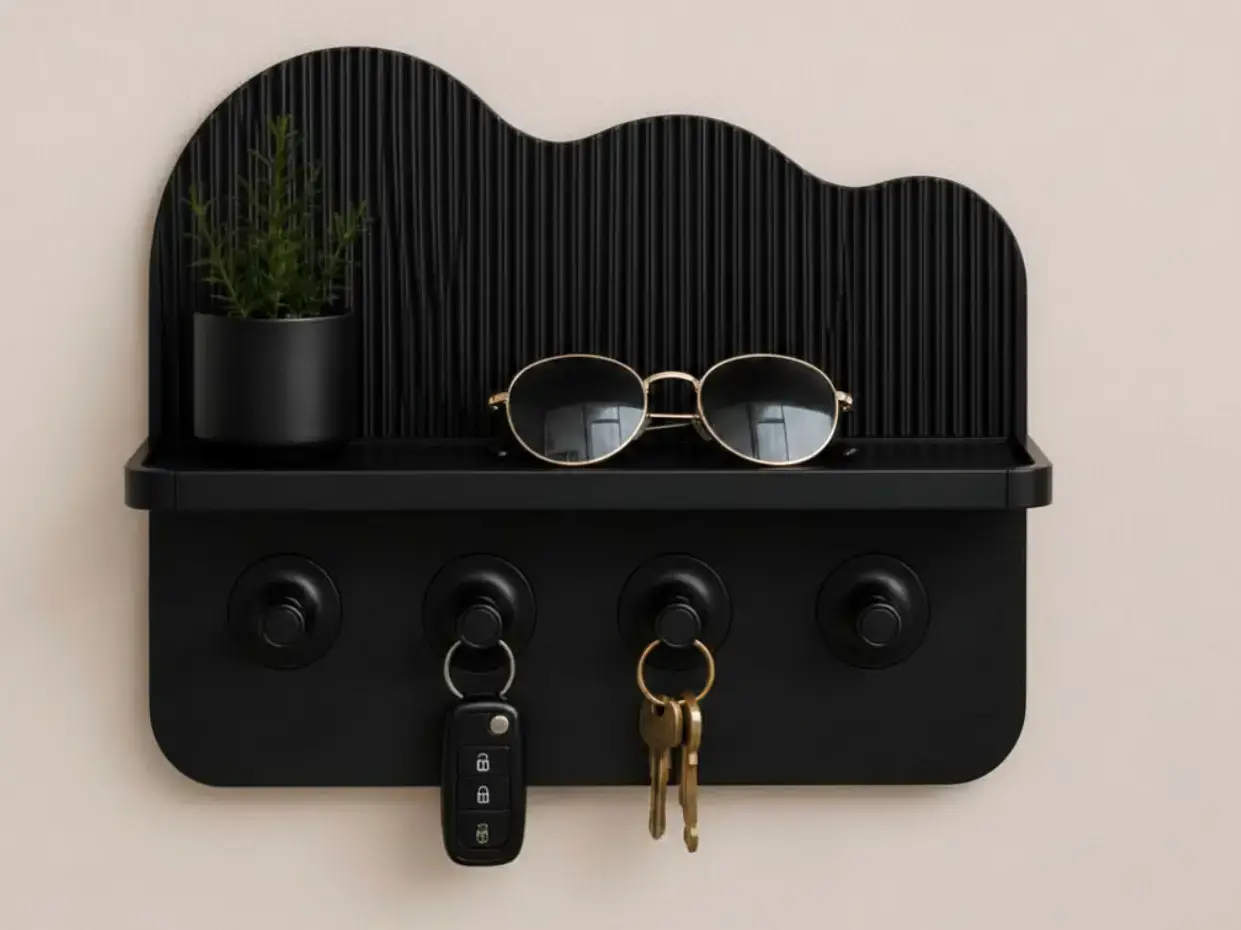 מדף כניסה WaveShelf